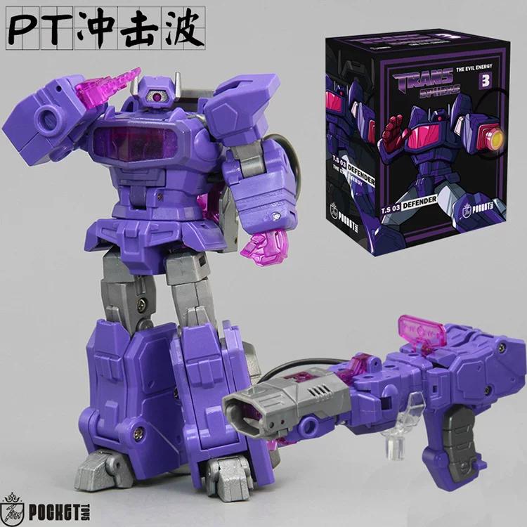 TS03 Трансформеры G1 Масштабная фигурка Шоквейв Лазерное ружье Коллекция Фигурки Роботы Подарки на день рождения ребенка