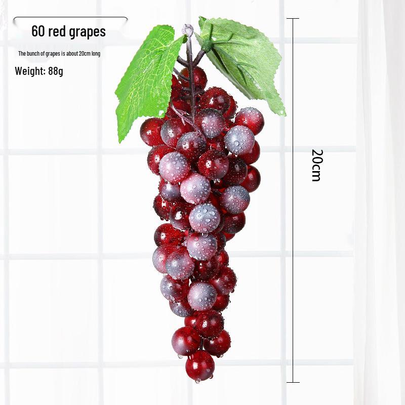 Зеленая искусственная виноградная лоза для декора стен в помещении и на балконе