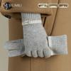 Women's Pure Wool Touchscreen Winter Gloves