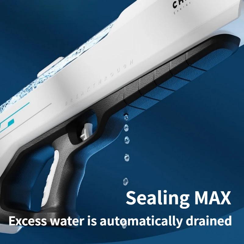 Автоматически водяной электрический пистолет высокого давления, игрушки для детей, летние игры для борьбы в бассейне на открытом воздухе, детские водные игрушки, подарок