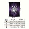 Rsc Anderlecht Wall Tapestry Aesthetic Wall Hanging Printed Fabric Blanket Decorative Tapestries For Bedroom Living Room Home Decor