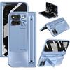 Чехол Pixel 9 Pro Fold с защитой шарнира, подставкой, стилусом, защитой экрана и камеры - для Google Pixel 9 Pro Fold 5G 2024 (синий)