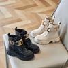 Girls Autumn Winter British Style Short Boots Boys Single Style Ankle Boots