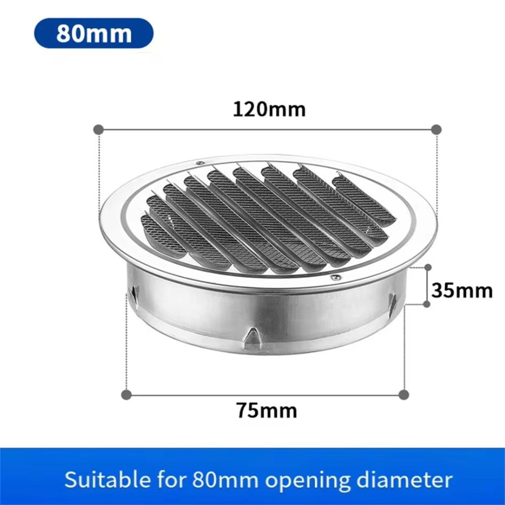 1 шт. 70-300 мм круглая решетка для вентиляции из нержавеющей стали защита от насекомых для наружных стен дома инструмент для вентиляции воздуховодов