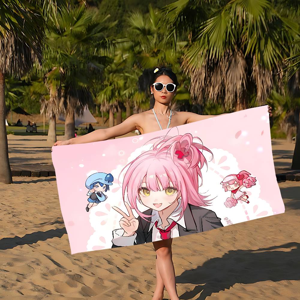 Shugo Chara Японское Аниме Аниме Пляжное Полотенце для Купания Мягкое Впитывающее Салфетка Детские Подарки для Детей Путешествия Кемпинг Спортзал