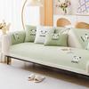 Чехол для дивана All Seasons Modern Simple Anti-slip Cold Housses de Canapé Panda Embroidery Sofa Cushion Cover Seat Cushion