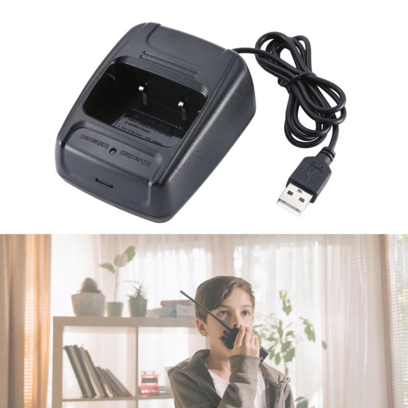 Портативная USB-зарядная станция Док-станция Держатель для зарядки рации Основание Совместимо с сериями BF888S 777S и другими