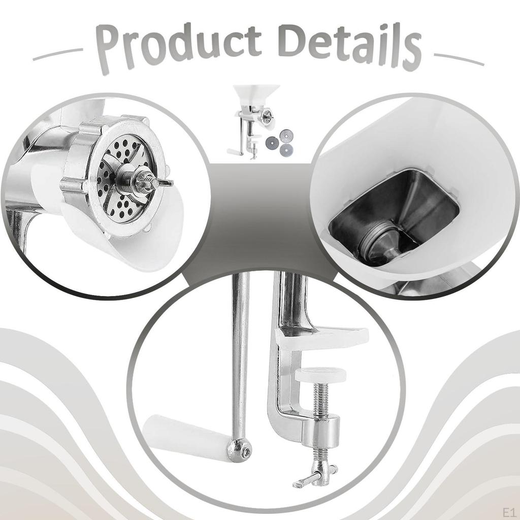 Manual Pet Food Pellet Machine with 1.5mm 2.5mm 3mm Plates Multifunctional Granulator