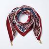 Hot-selling Women's Autumn and Winter Warm Magnetic Triangle Neck Protection Scarf Four Seasons Versatile Velvet Decorative Scarf