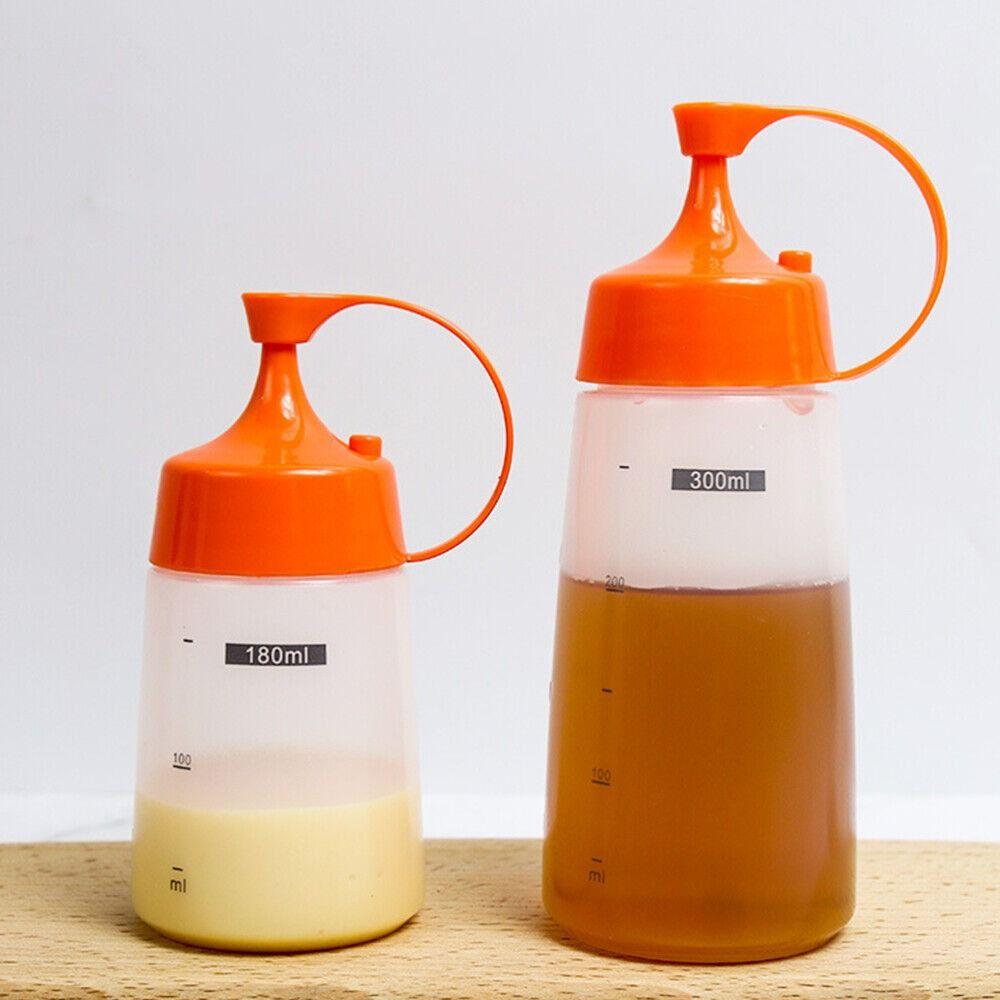 Transparent Squeeze Sauce Bottle Plastic Squeeze Bottle New Mini Condiment Bottle