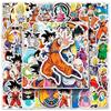 10/30/50 шт. Мультяшные наклейки Dragon Ball для граффити Классические наклейки с изображением Сон Гоку DIY для скейтборда, шлема, аниме, граффити, наклейка, игрушка