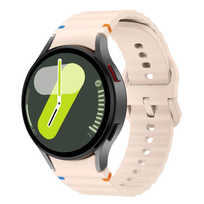 Оригинальный силиконовый ремешок для Samsung Galaxy Watch 7 44 мм 40 мм FE ремень Браслет Galaxy Watch 4 6 Classic 5 pro ремешок 43 мм 47 мм 45 мм
