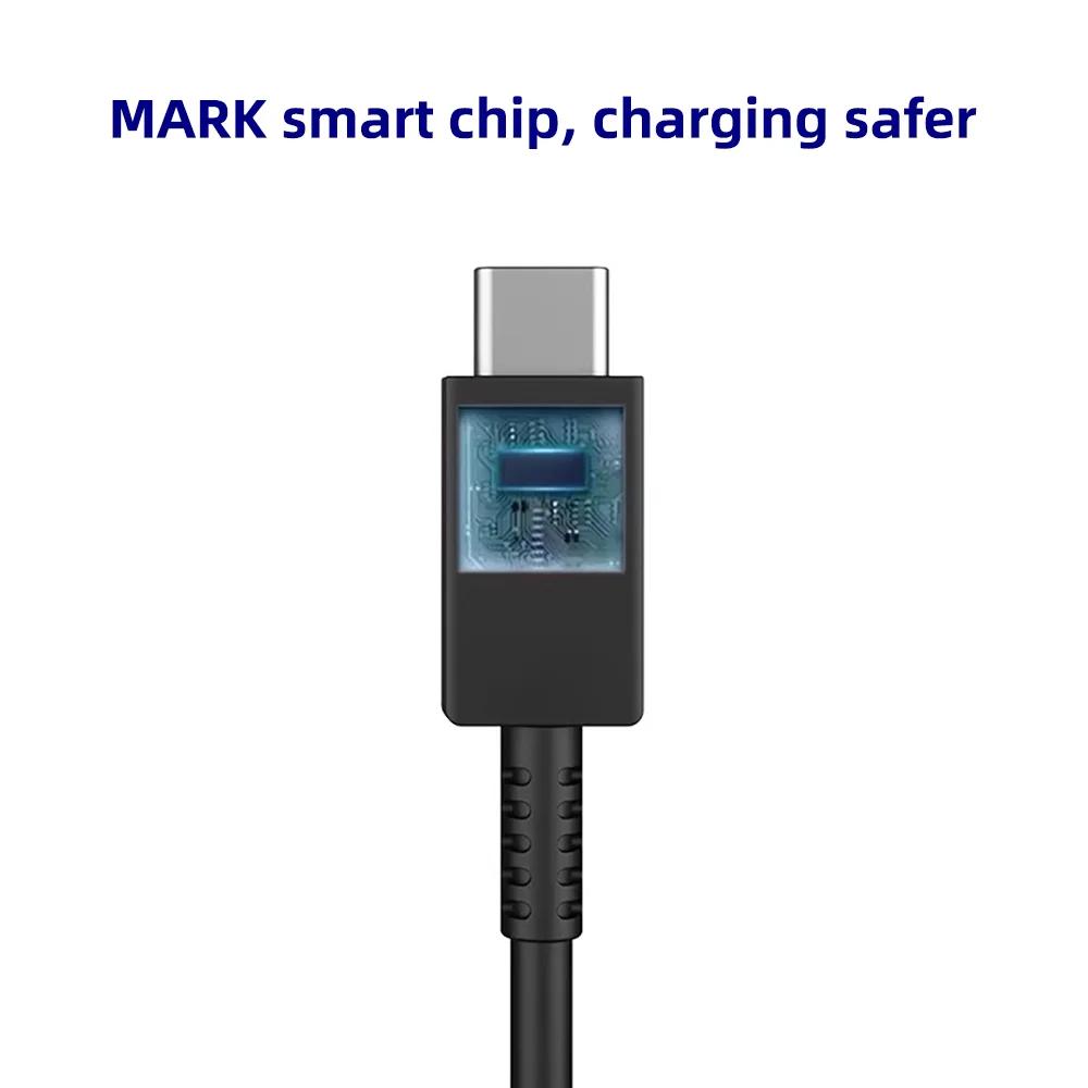3 шт. 100 Вт Кабель для быстрой зарядки Type-C на Type-C Super Fast Charging Cable для Samsung Galaxy S23 S24 S25 Plus Note Ultra Кабель