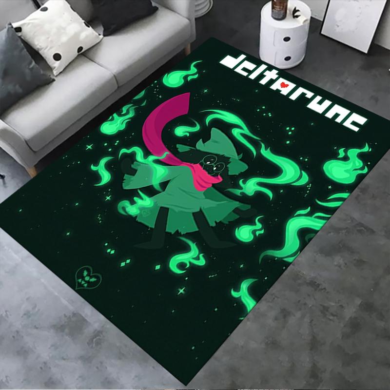 Ковер Deltarune для гостиной, спальни, дома, украшение для дивана, нескользящий коврик для игр детей