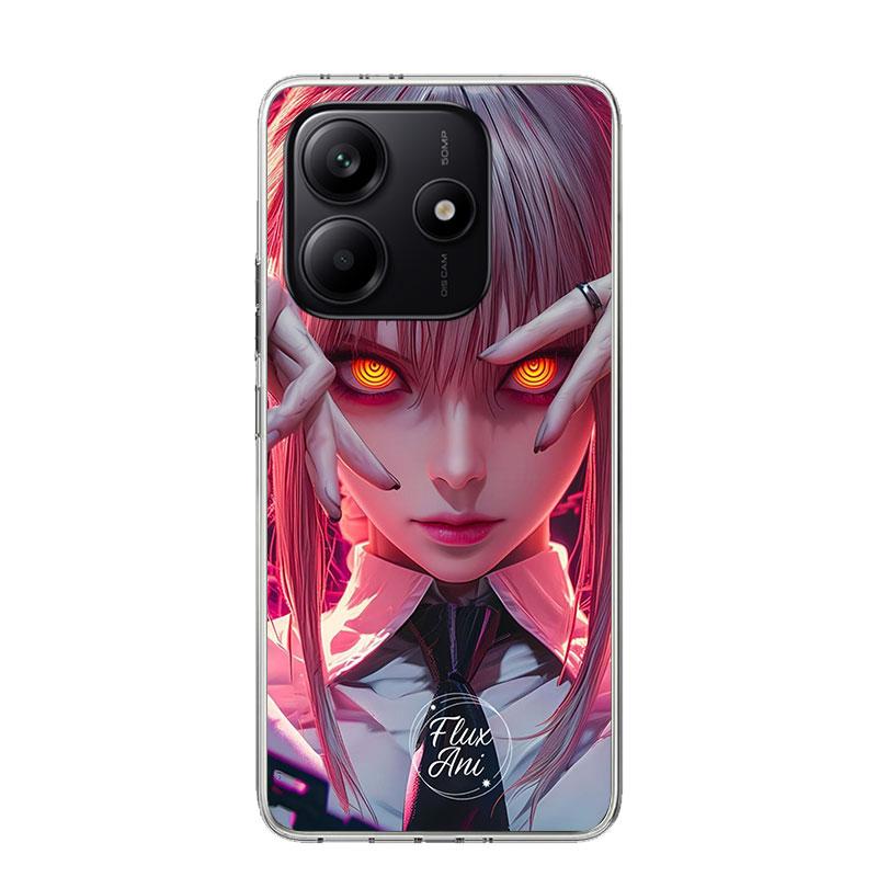 C-Цепной пилой Человек Макима Чехол для телефона для Xiaomi Redmi Note 15 14 13 12S 12 Pro Plus 11S 11E 11 11T 10S 10 Арт Мягкий узор Чехол Re