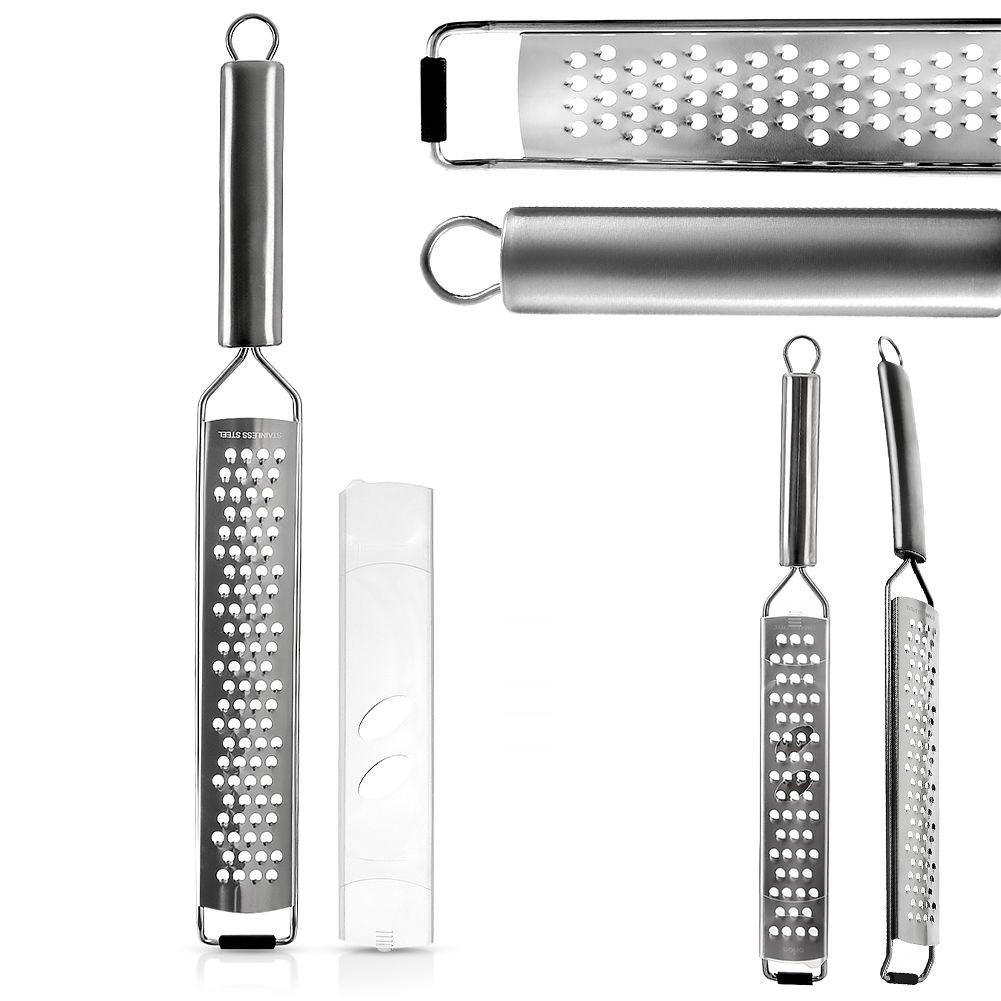 Kitchen grater for vegetables, cheese, citrus fruits, steel, flat, 38 ORION 144804