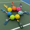 Decorative Pickleball Pendant Creative Pickleball Key Ring  for Pickleball Lovers