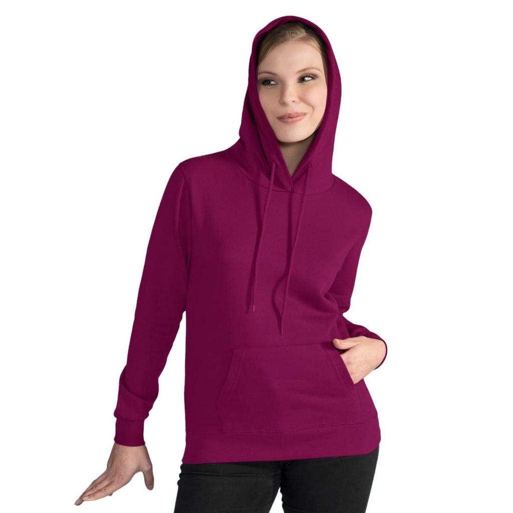 SG Ladies/Womens Plain Hooded Sweatshirt Top / Hoodie