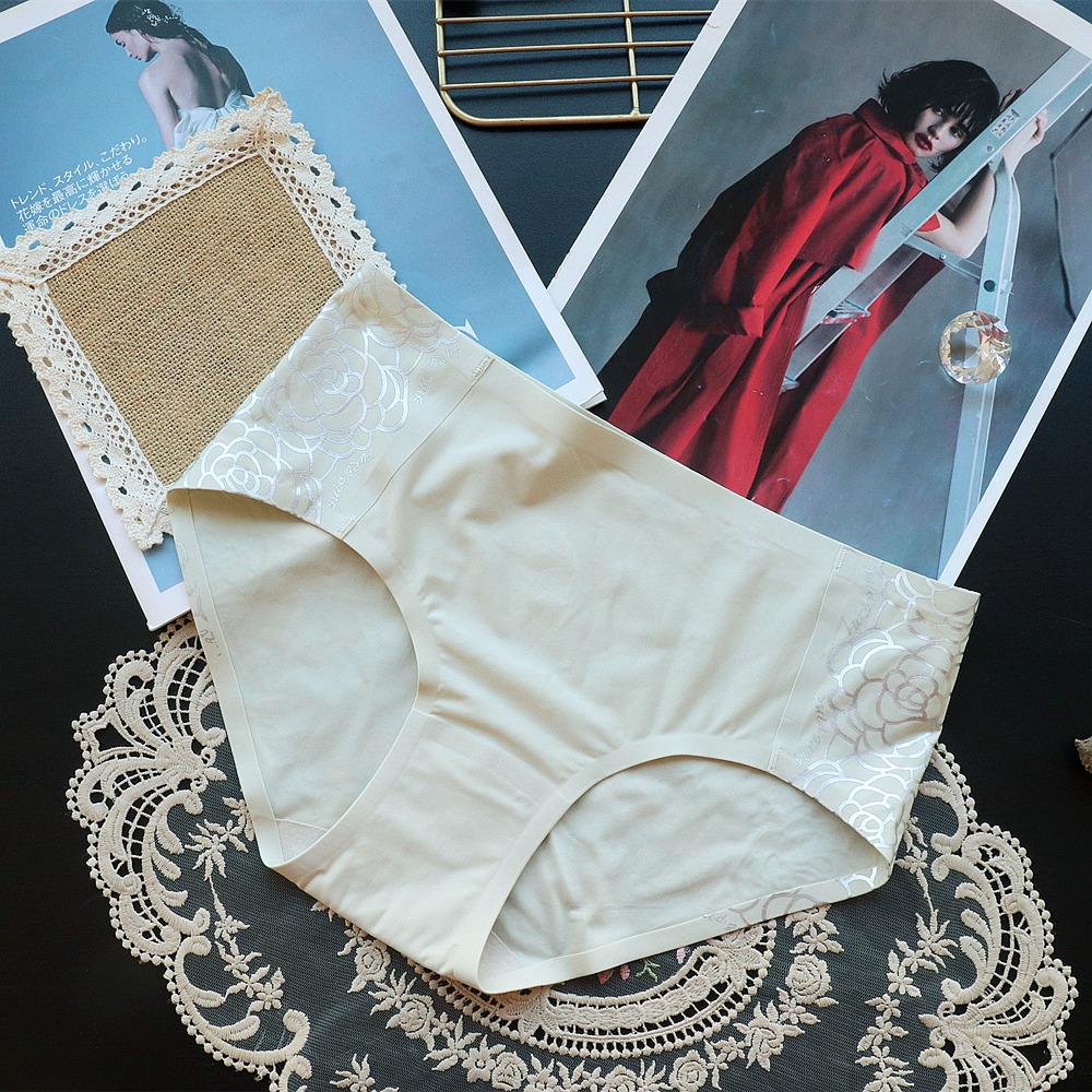 Women's Panties One-piece High Elastic Seamless Underwear Women's Mid-rise Comfortable Briefs for Women