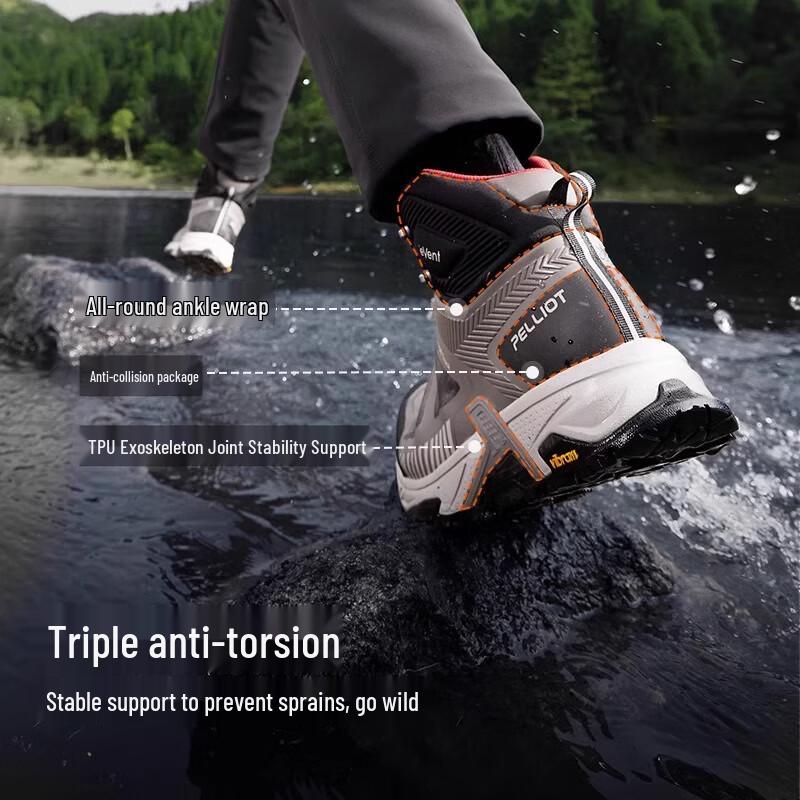 PELLIOT Женские водонепроницаемые походные ботинки eVent Vibram