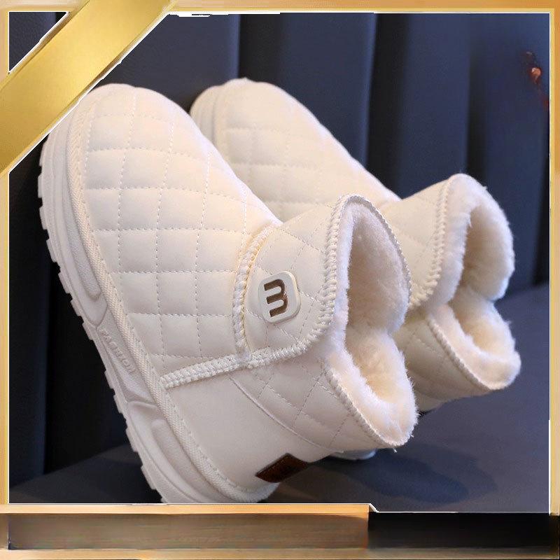 Детские зимние ботинки для девочек и мальчиков, детская зимняя обувь, детские уличные теплые плюшевые ботинки, ветрозащитные водонепроницаемые детские ботинки с хлопковой подкладкой