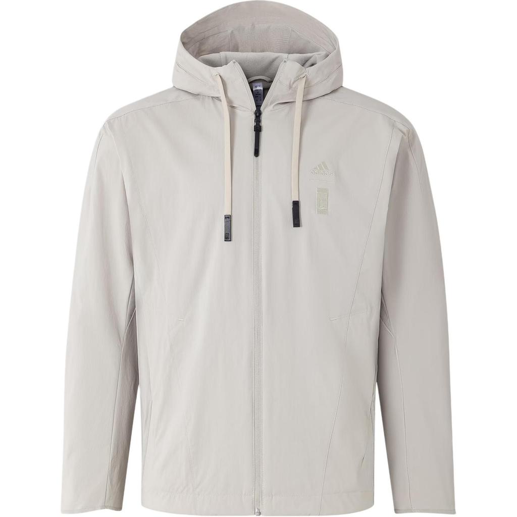 Adidas Wuji Warm Woven Jacket With Monochrome Logo Men Outerwear Sesame IX4289