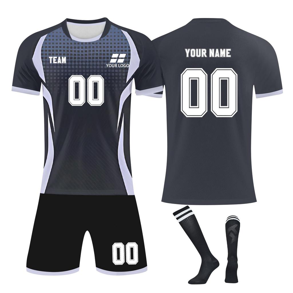 Personalised Shirts Kit Mens Girls With Name Number Custom Football Jerseys For Boys Training Suit