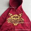 American Skull Print Hoodie Men Women Loose Fit Streetwear Sweatshirt Casualbiker Style