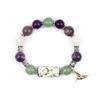 with Pendant Metal Tube Crystal Bracelet Beaded Bracelet  Holiday Gatherings