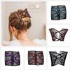 Exquisite Barrette Lazy Comb Elastic Rope Hairdresser Hair Combs Elastic Rope Pan Hair Clips