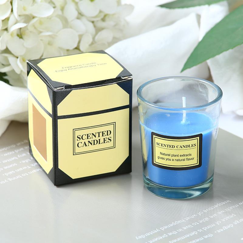 Gift Box Aromatherapy Candles Without Removing Odors Indoor Candles Aromatherapy Glass Romantic Fragrance Candles