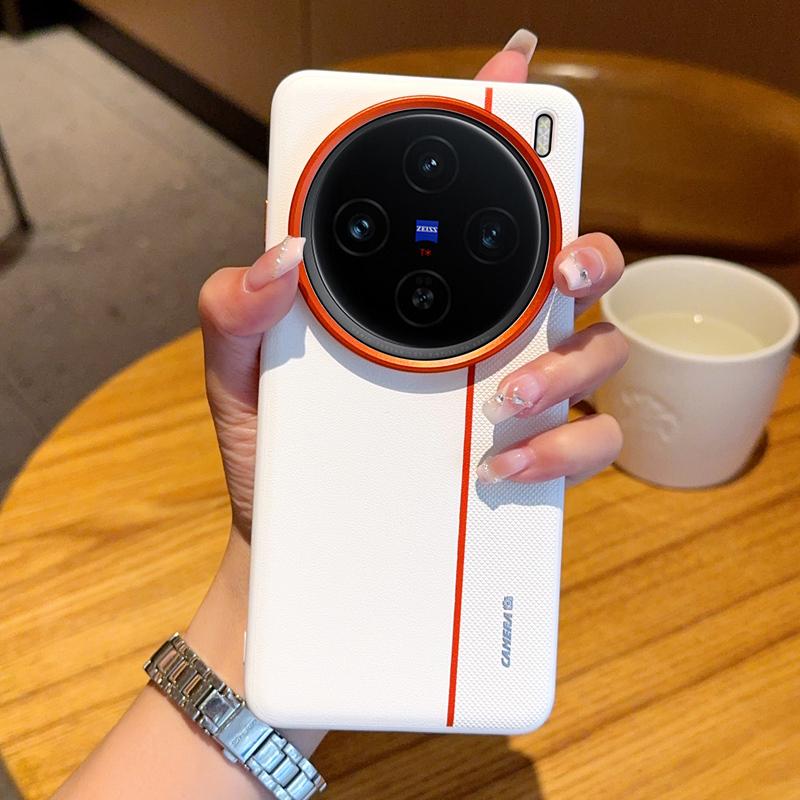 Чехол для VIVO X100 Pro Модный Чехол-накладка из ПУ кожи Защитная задняя крышка Чехол для VIVO X100 Ultra X100S Pro Полностью закрывающийся корпус телефона