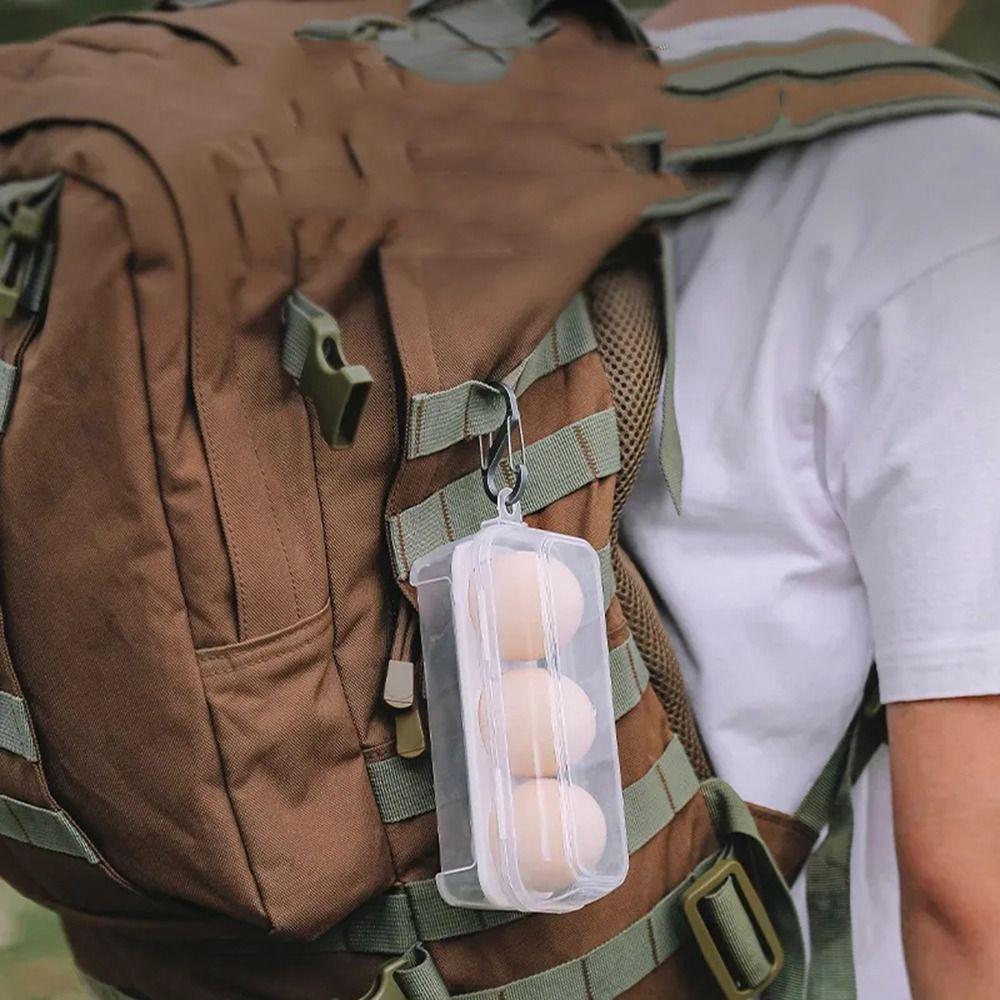 3/4/8 Grids Egg Box Container Egg Storage Box High Quality Eggs Case  For Outdoor Camping