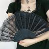 Vintage Style Lace Folding Fan Chinese Japanese Pattern Art Craft Gift Decor