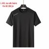 Men's Quick-Drying Short-Sleeve T-Shirt, Ice Silk, Elastic, Plus Size, Outdoor Sports, Casual Wear