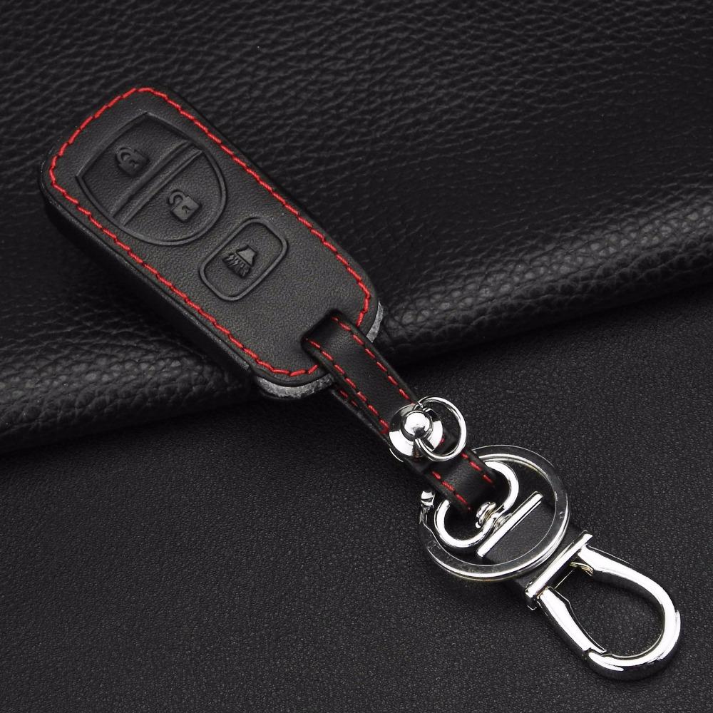 Jingyuqin 3 Buttons Leather Car Cover Case For Nissan Armada Frontier Murano Pathfinder Quest Titan Xterra 2005 2006 2007