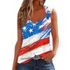 Womens Tank Top V Neck Basic Printed Casual Flowy Summer Sleeveless Deep Side Cut Tops For Women