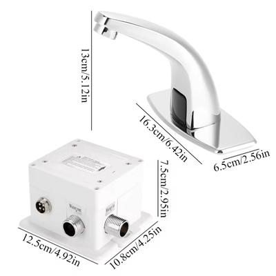Электронный автоматический сенсорный бесконтактный кран для мойки с функцией Hands Free, активируемый движением