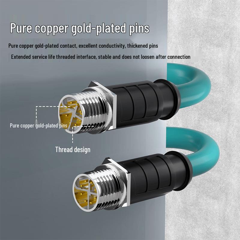 Suhao M12 X-Type Profinet Industrial Ethernet Cable
