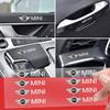 2/5/10Pcs Car Interior Random Stickers Car Steering Wheel Emblem Styling For BMW Cooper F54 F55 F56 R56 R60 SONE Roadster Clubman Coupe