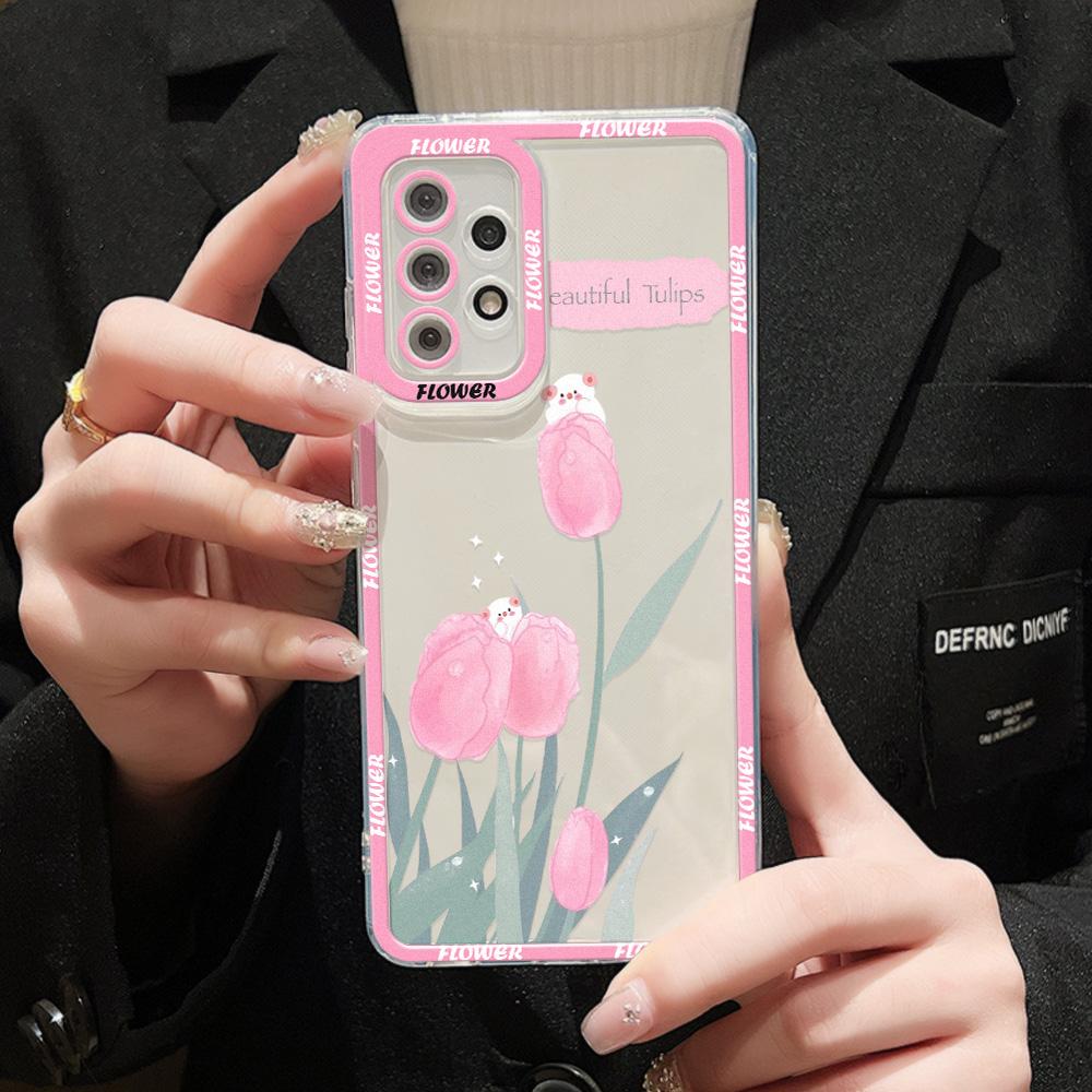 Чехол для телефона Samsung Galaxy A54 5G Funda A55 5G A35 A34 A53 A52 A33 A32 A14 A13 S24 Ultra S23 S22 Plus S21 S20 FE Мягкие чехлы