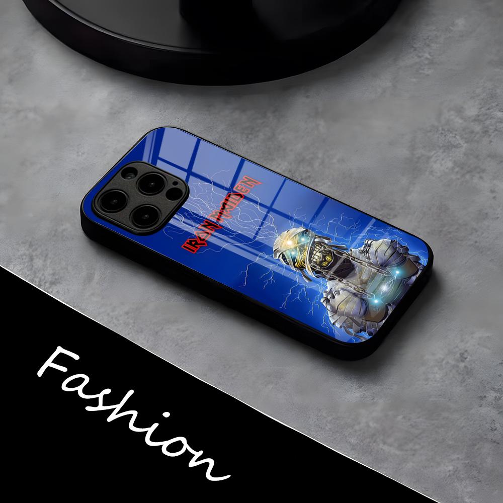 Чехол для телефона R-Run-To-The-H-Hills-Iron-M-MaidenES для iPhone 17 Pro Max 16 15 14 Pro Max 13 11 X Xs Xr 8 7Plus Стеклянная крышка