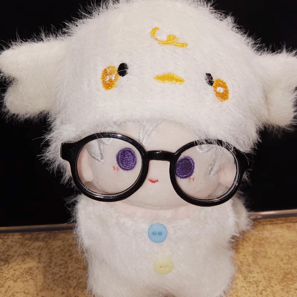 Для 10-сантиметровых хлопковых кукол очки милые пластиковые очки для кукол макарон BJD куклы игрушечные очки аксессуары