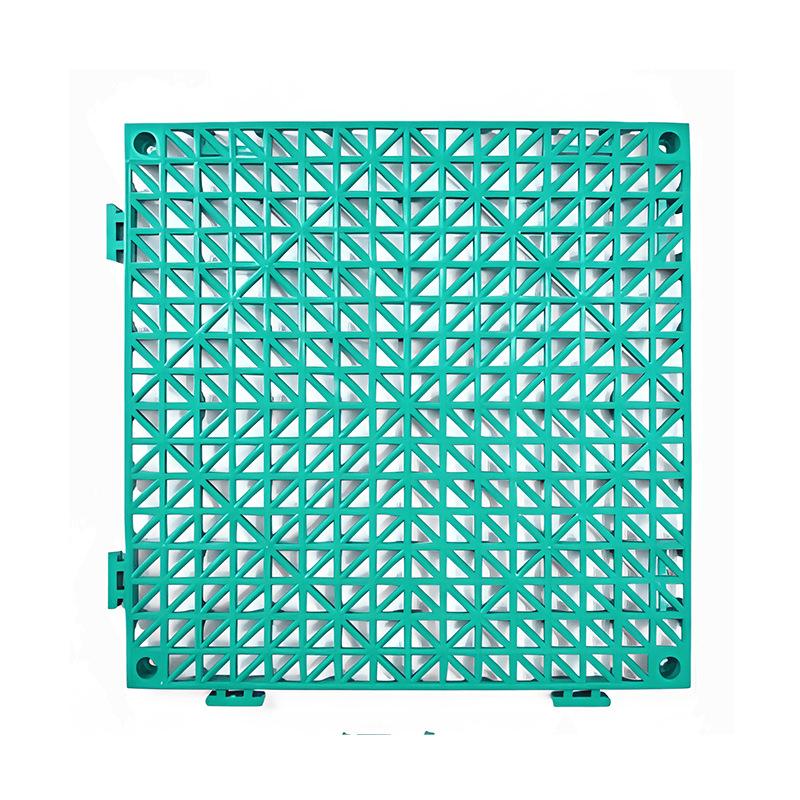 PVC Interlocking Anti-Slip Floor Mat for Shower, Kitchen, Bathroom, Toilet, Pool - Water-Permeable and Hollow Design
