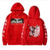 Fashion Anime Attack On Titan Eren Yeager Eyes Print Long Sleeve Hoodies Autumn Fleece Harajuku Cartoon Men Sweatshirts