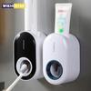 Bathroom Accessories Sets Automatic Toothpaste Dispenser Wall Mount Toothpaste Squeezer Dust-proof Toothpaste Storage Holder
