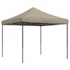 VidaXL Tente de réception pliable escamotable taupe 292x292x315 cm, tente, tente à auvent, auvent de gazebo, tente gazebo, 4004916