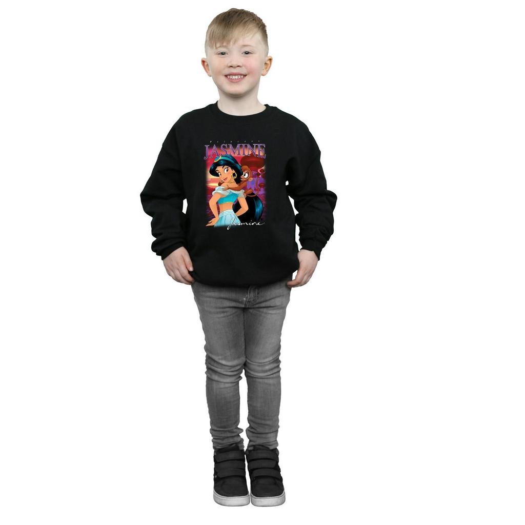 Disney Boys Aladdin Princess Jasmine Montage Sweatshirt