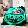 Roronoa Zoro Print Blanket Warm Comfortable Flannel Blanket Suitable for Bedrooms,Sofas, Beds,Chairs,Travel 127
