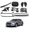 19 Tucson Exterior Trim: Door Bowl, Rearview Mirror, Rear Window, Rear Fog Light, Hood, Handle Decoration